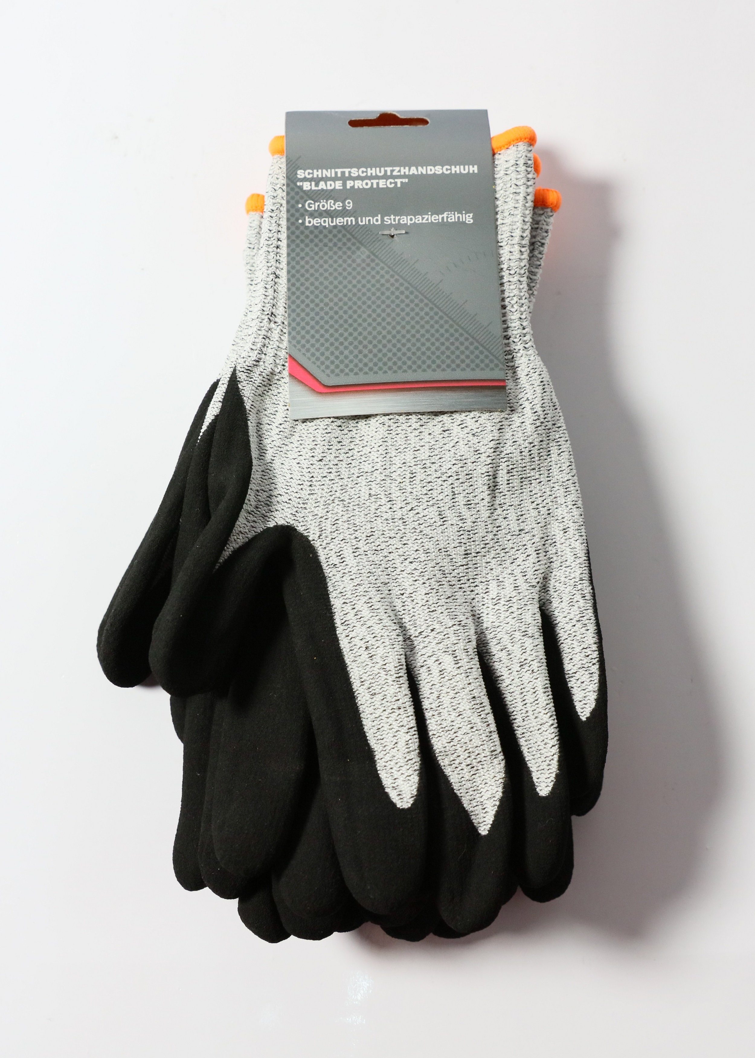TECH-CRAFT Schnittschutzhandschuhe Schnittschutzhandschuh (3er 3 Paar Touchscreen-Finger Gr. Protect Set) Blade 9