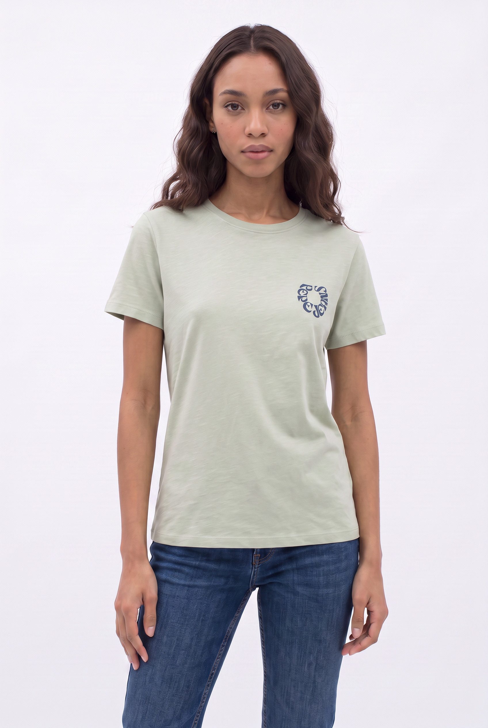 Pepe Jeans T-Shirt BECKA aus Baumwolle, Rundhalsform