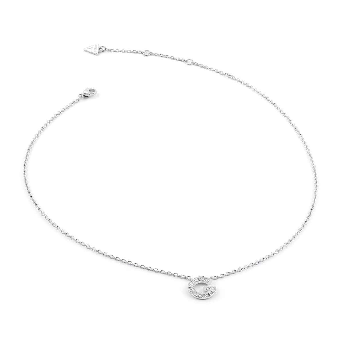 Guess Kette mit Anhänger JUBN05441JWRHT/U, für Damen G Pavé