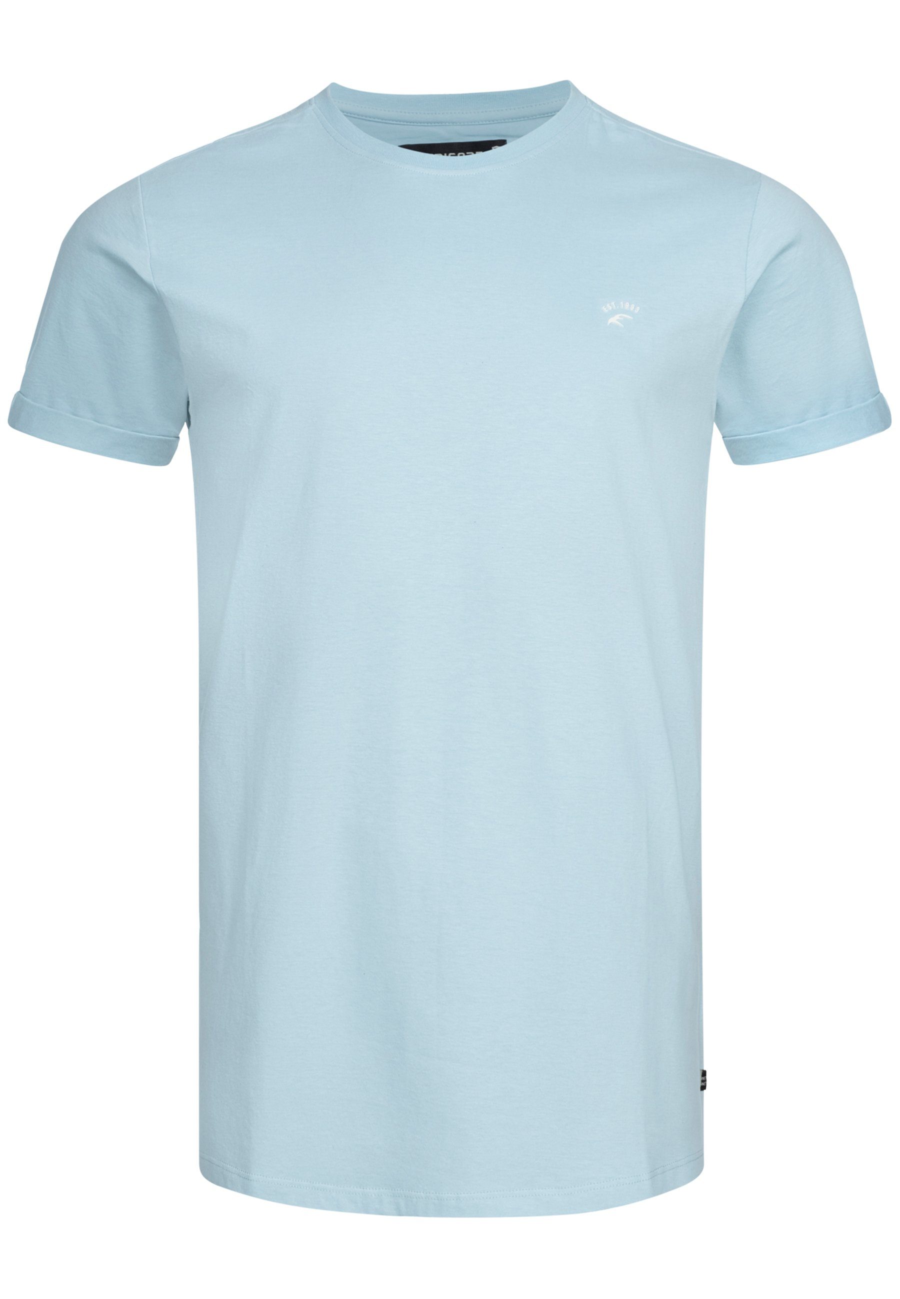 Indicode T-Shirt Kloge Blue Wave