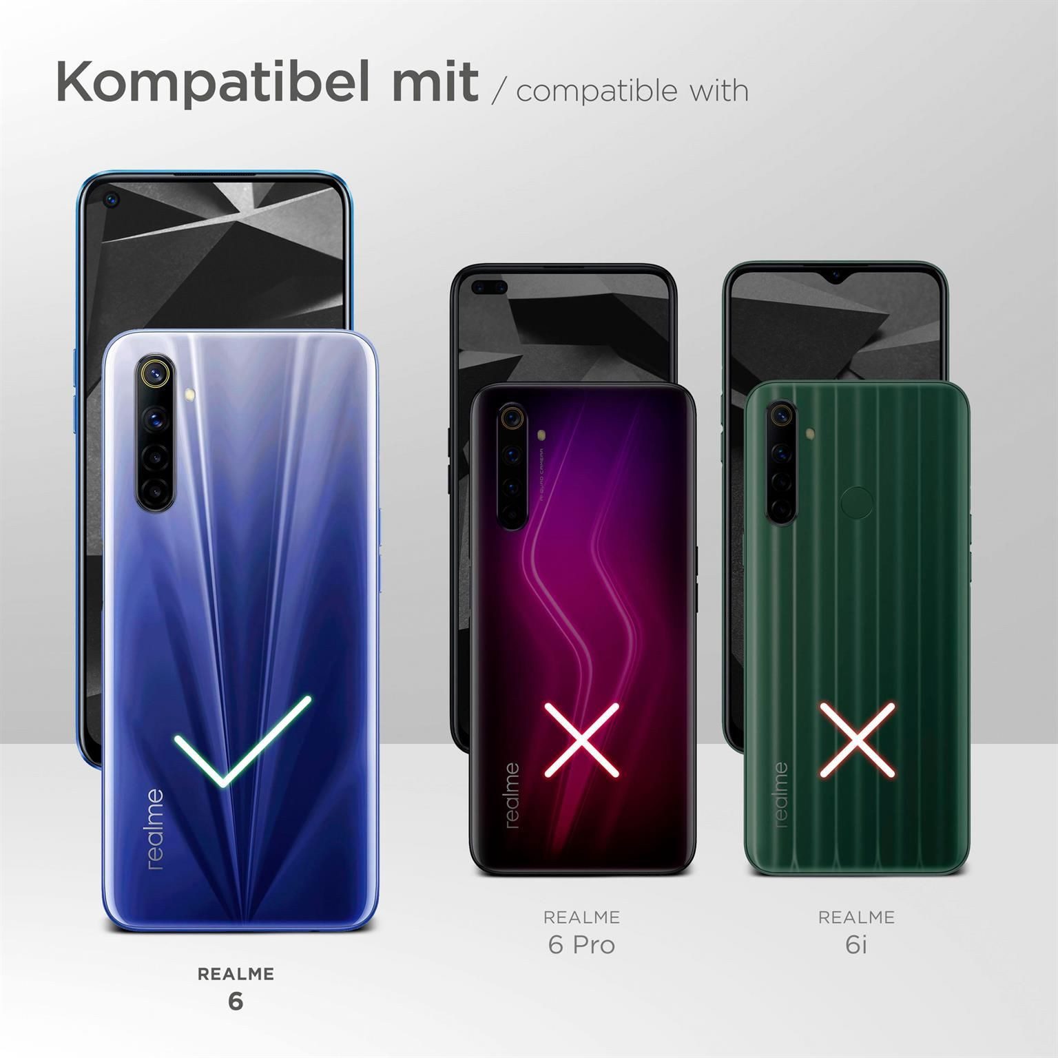 ONEFLOW Handyhülle für Realme 6 Wasserdichte Tasche BeachBag Schwarz 6,5 Zoll, Hülle mit Touch Kamera Fenster IPX8 Unterwasser-Tasche zum Schwimmen