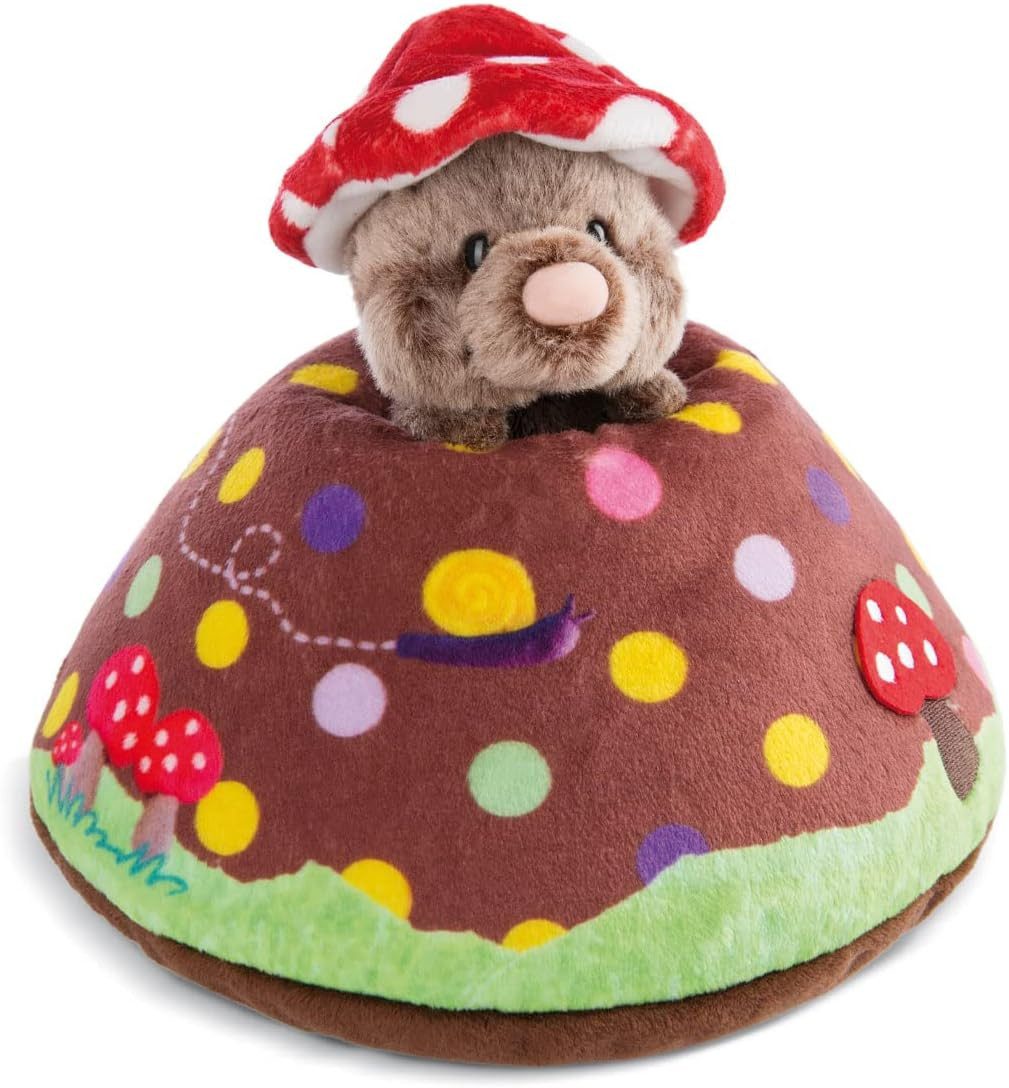 Nici Декоративные подушки 48210 - Kuschelkissen Maulwurf & Erdhügel, 23 x 19 cm