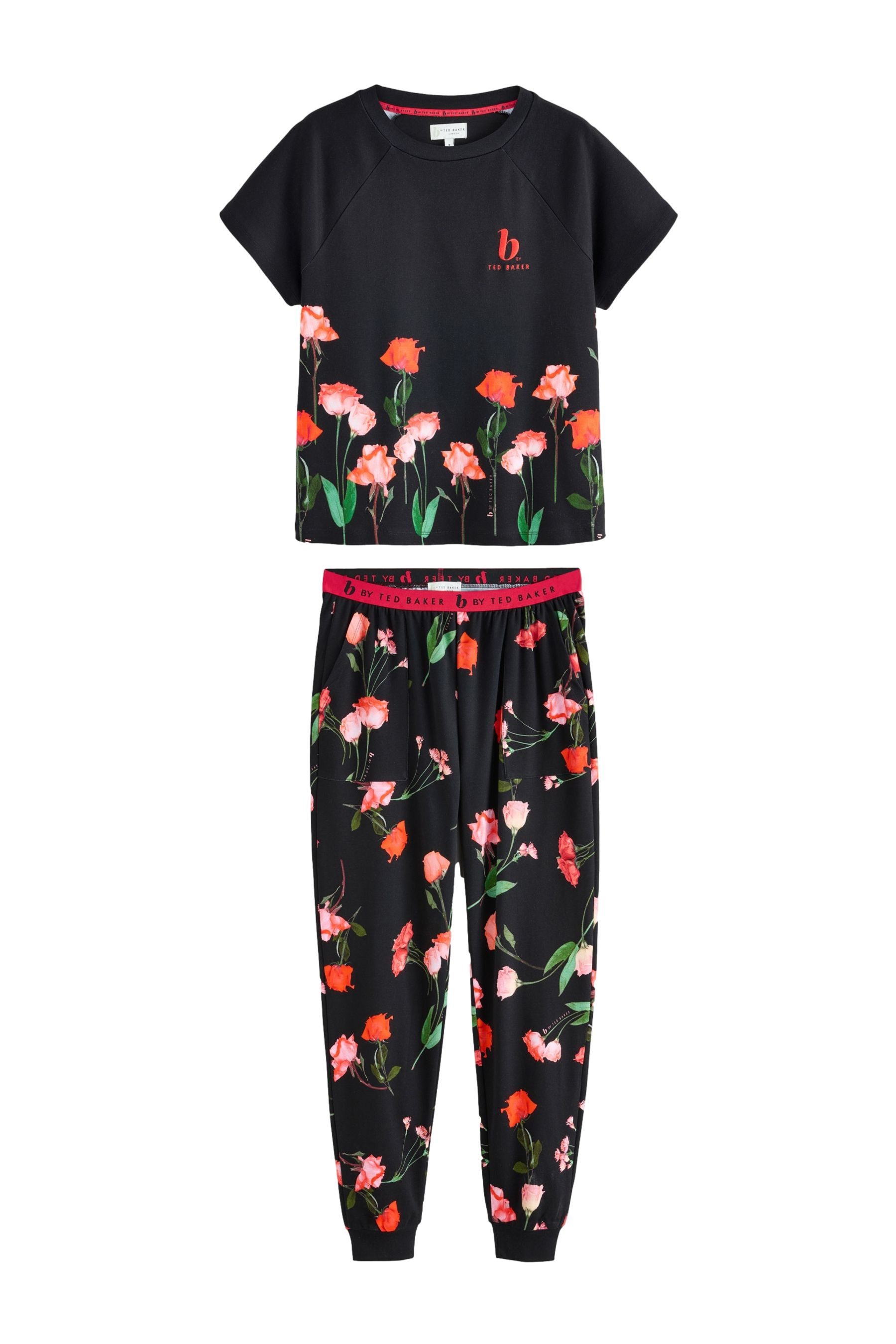 B by Ted Baker Pyjama B by Ted Baker Jersey-Schlafanzug mit Blumen-Print (2 günstig online kaufen