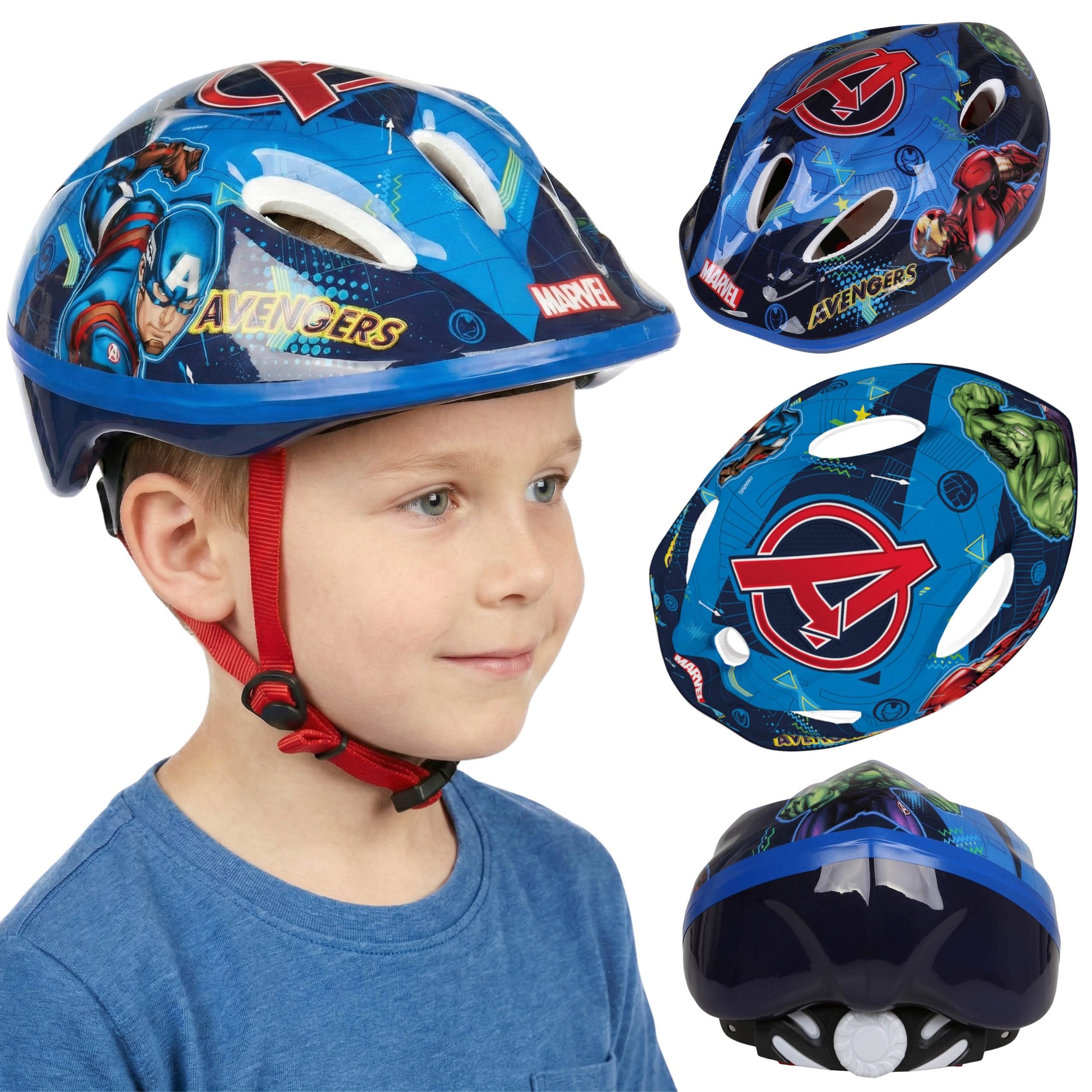 MARVEL Fahrradhelm MARVEL Avengers Fahrradhelm Jungen verstellbar 52–56 cm