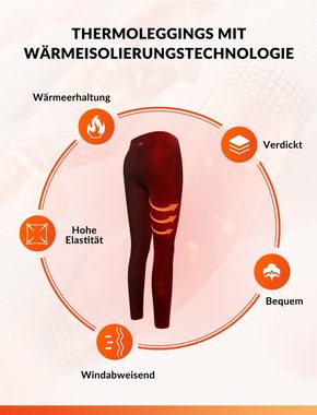 Yvette Thermoleggings Damen Winter gefüttert Sport Leggings Warm Sporthose, S110376A19