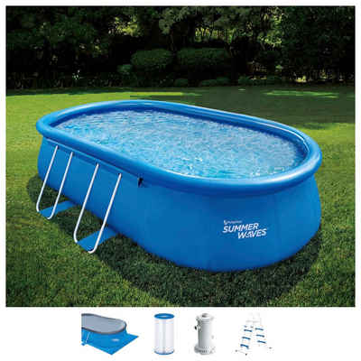 SummerWaves Quick-Up Pool (Set, 6-tlg), BxLxH: 305x549x107 cm