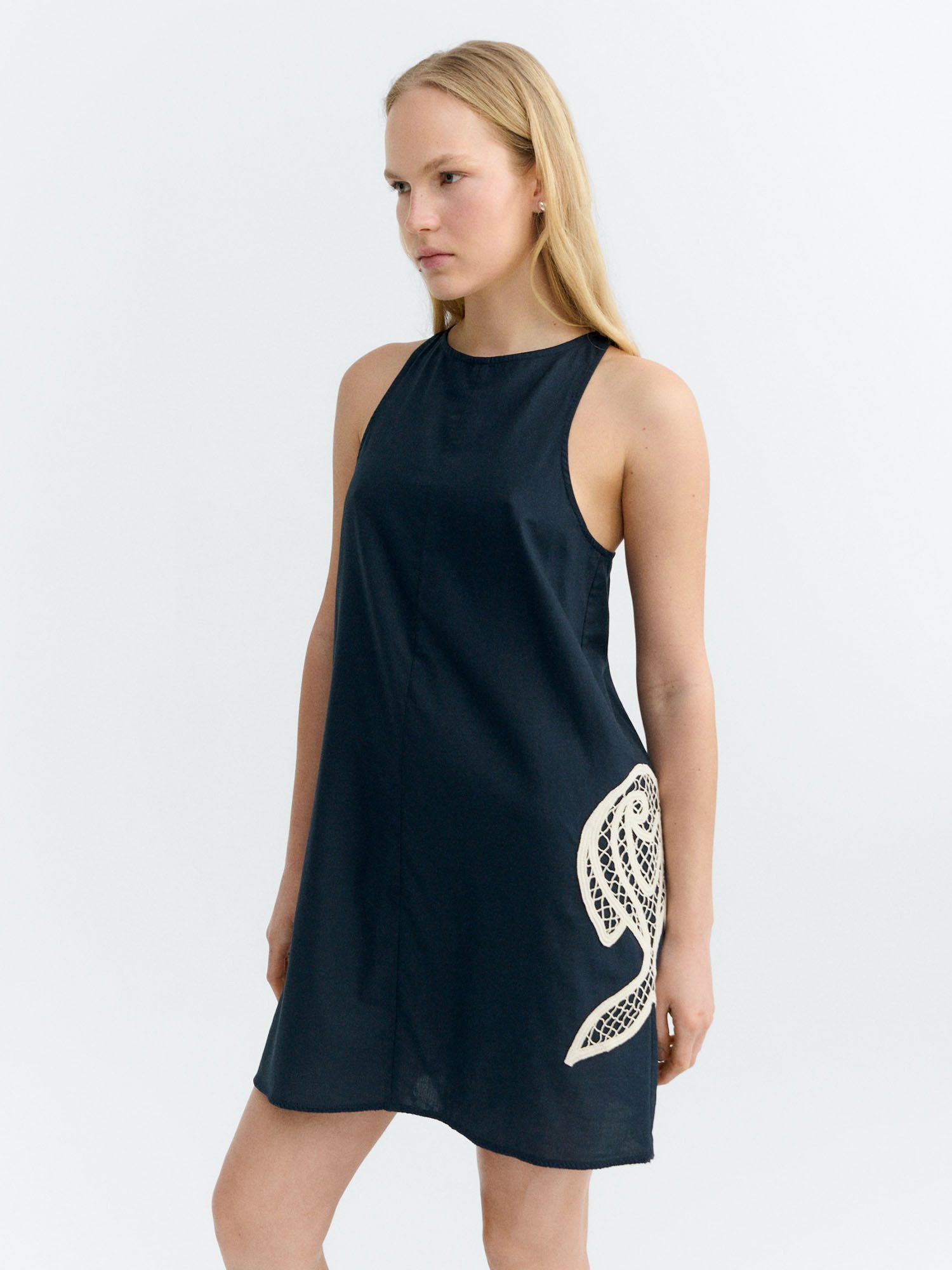 Thinking Mu Sommerkleid Fish Patsch Aniela Dress