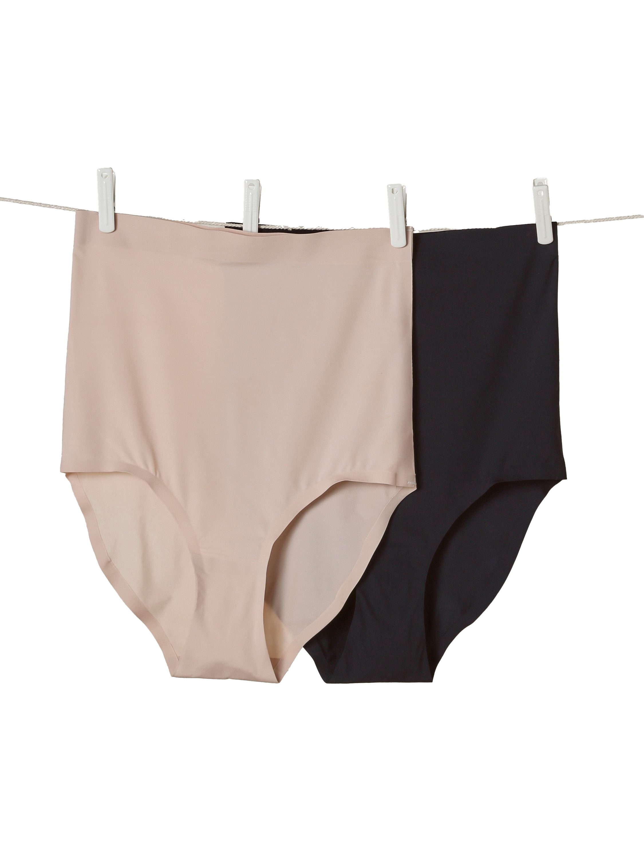 vertbaudet Umstandsslip nahtlose Umstands-Slips mit hohem Bund, Mikrofaser 2er-Pack