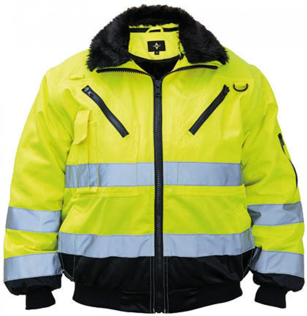 korntex Arbeitsjacke Robust 4-in-1 Hi-Vis Pilot Jacket Oslo Pilotenjacke