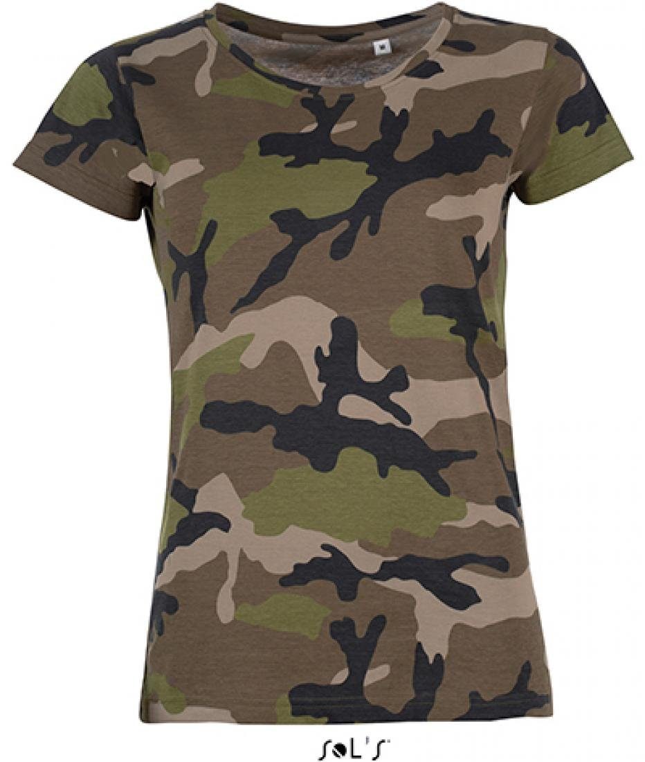 SOLS Rundhalsshirt Womens Camo / Tarn günstig online kaufen