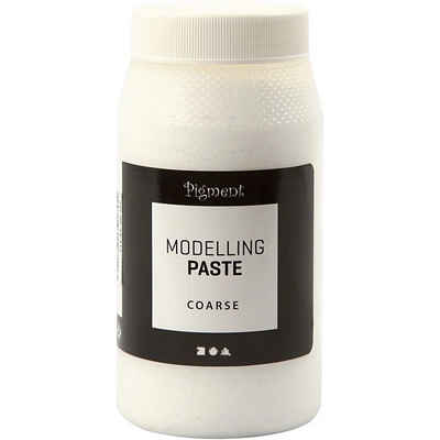 Creotime Bastelfarbe Pigment-Modellierpaste, Grob, 500 ml/ 1 Dose
