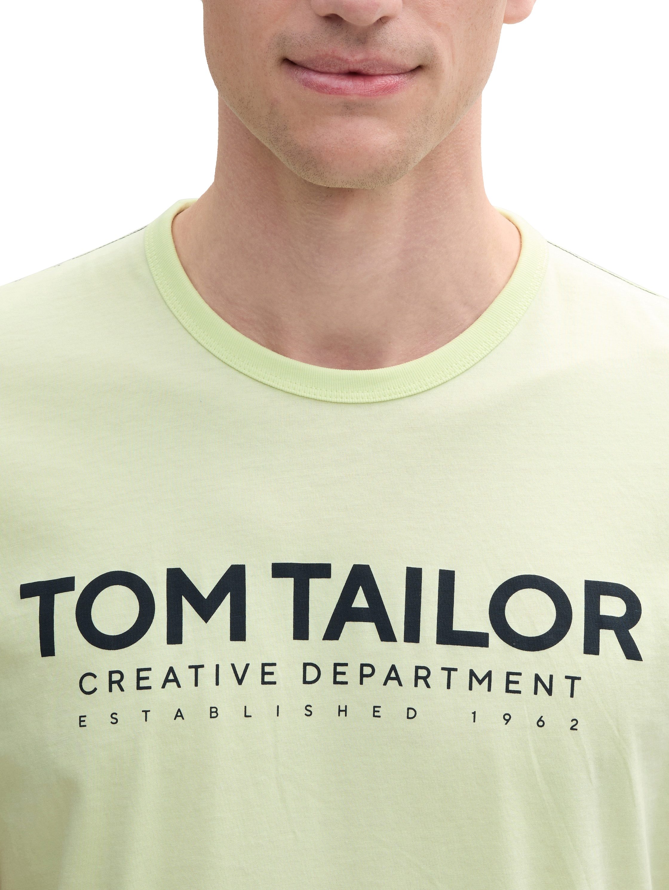 TOM TAILOR Rundhalsshirt mit Logoprint