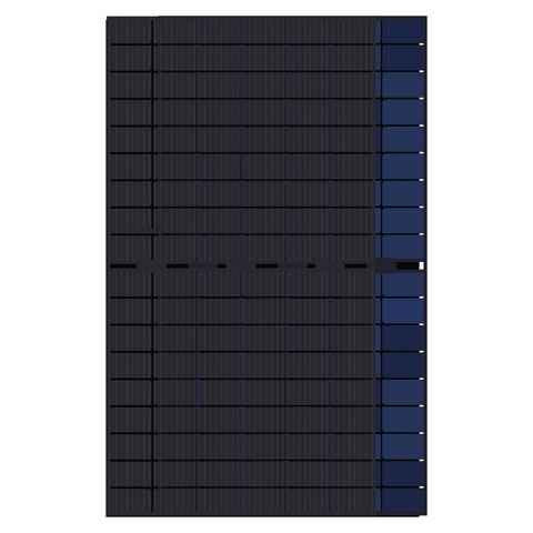 Campergold Solarmodul 430 Watt Bifacial Photovoltaik monokristalline Schwarz Solarmodul, Sunpro 430W M10 N Type Mono Bifacial Schwarz Solarmodul, Wasserdichtigkeitsklasse IP68