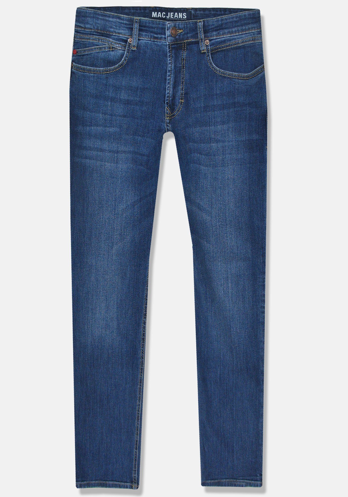 MAC 5-Pocket-Jeans Ben 0978 Authentic Stretch-Denim H549 Ocean Blue Vintage Wash | Stretchjeans
