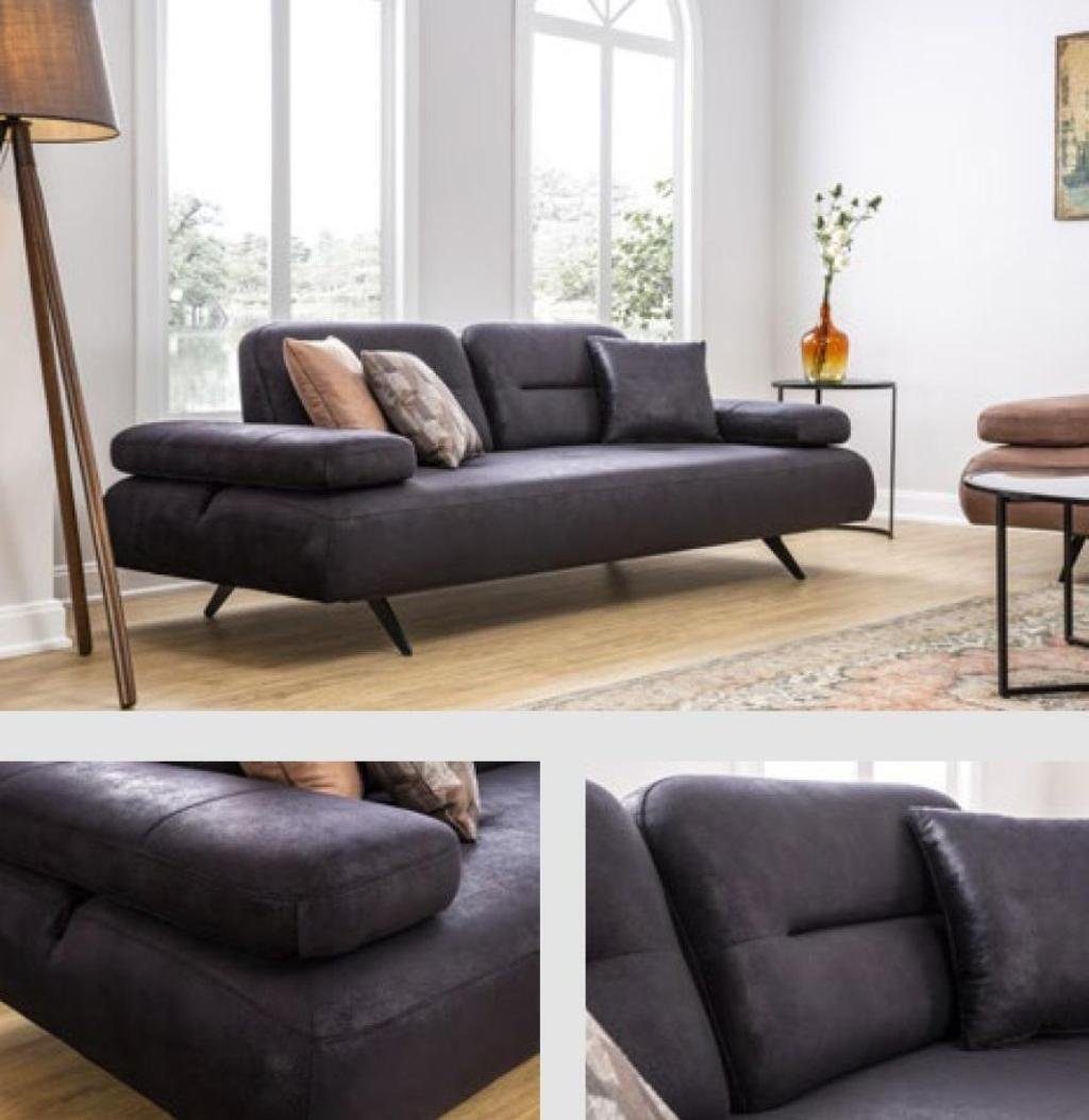 JVmoebel Wohnzimmer-Set Sofagarnitur 4+3+1 Polster (3-St) Modern, Sitzer Couchen Design Couch Sofa Set