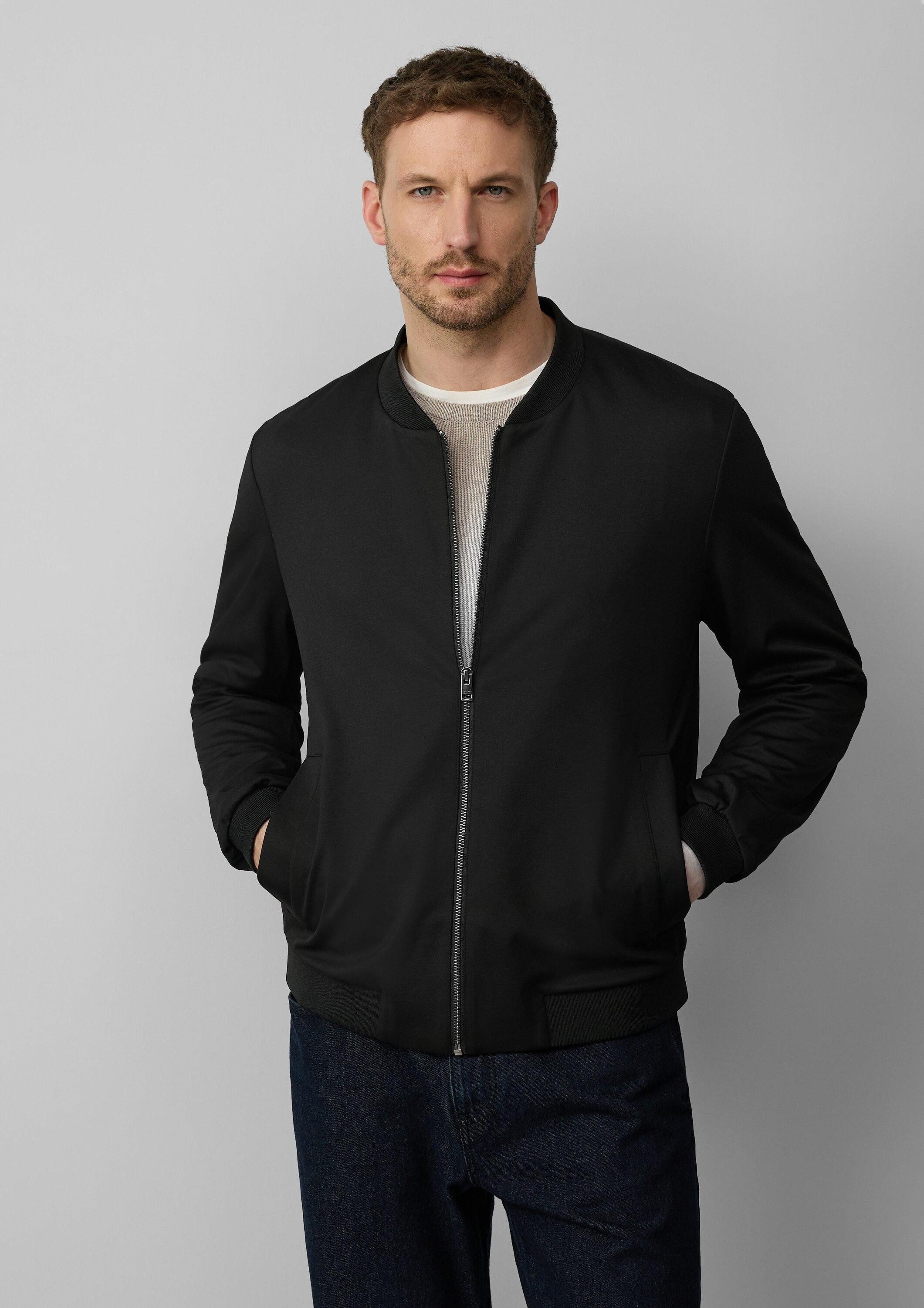 s.Oliver Funktionsjacke Indoor-Jacke S.OJOGG s.O JOGG: Bomberjacke aus Stretch-Jersey