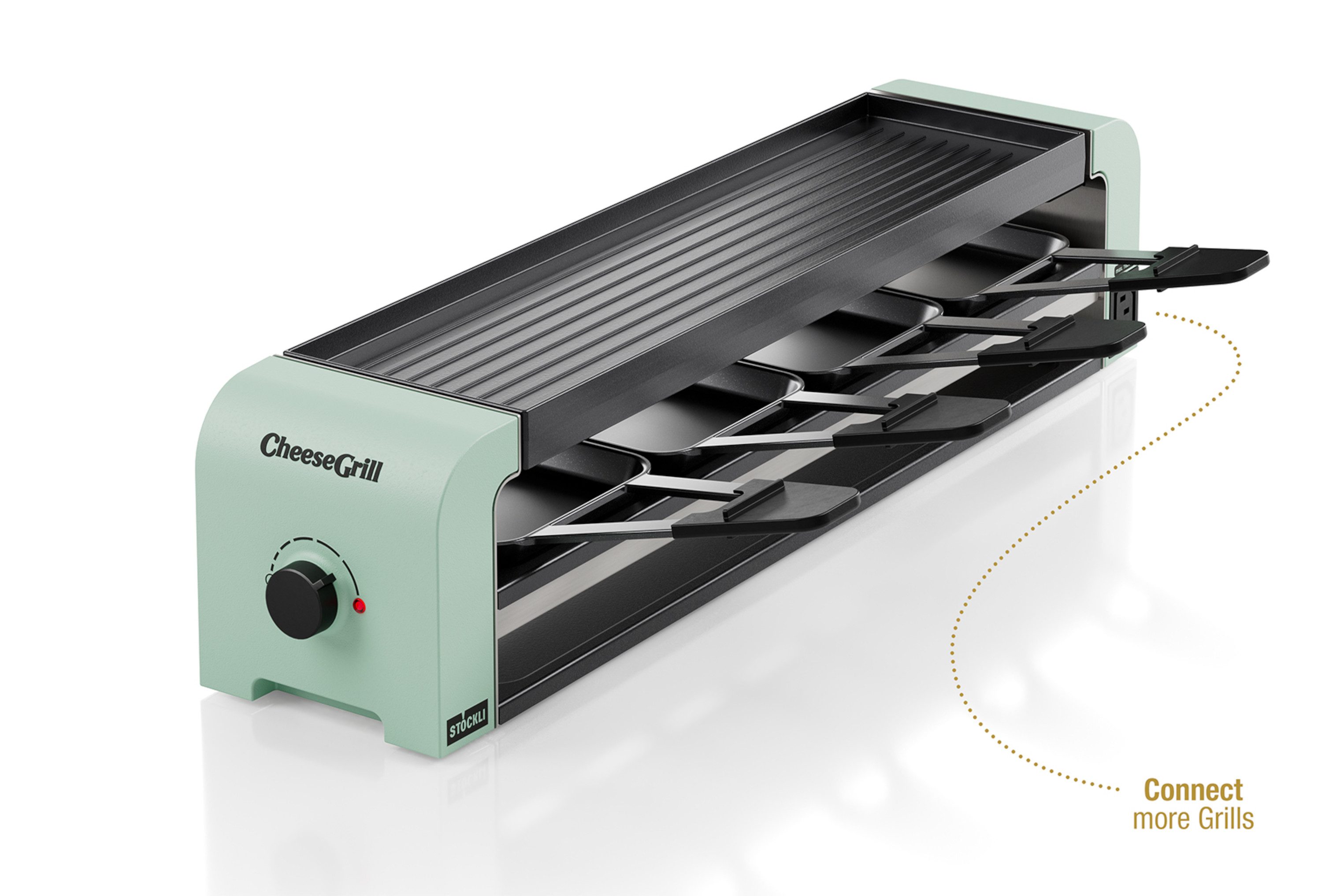 Stöckli Raclette Stöckli Raclette CheeseGrill 4 Connect Mint