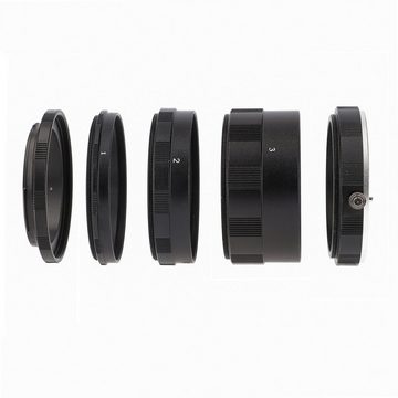 ayex Makro Zwischenringe für Nikon DSLR zB D90 D300 D700 D5000 D3000 Makroobjektiv