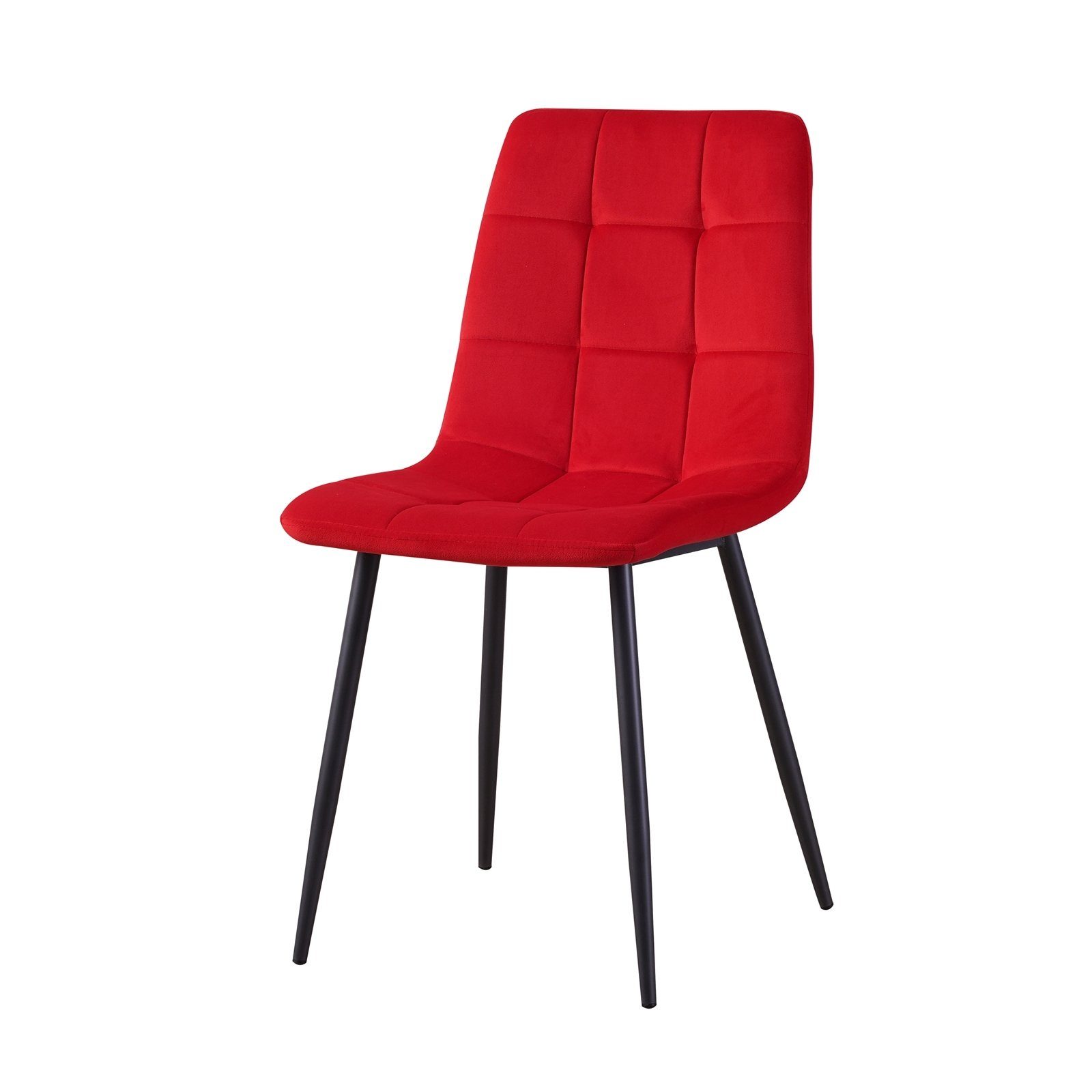 HTI-Living Esszimmerstuhl Stuhl Mesa Velvet Rot günstig online kaufen