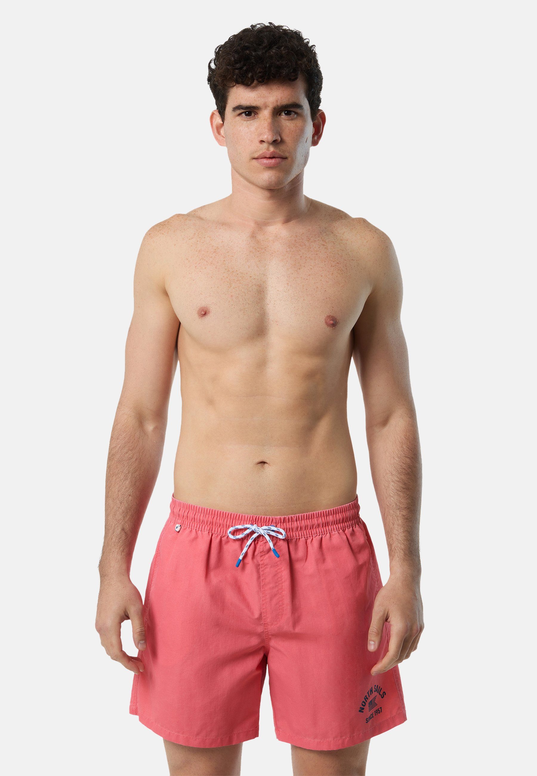 North Sails Badeshorts Herren Badeshorts mit sportivem Design orange