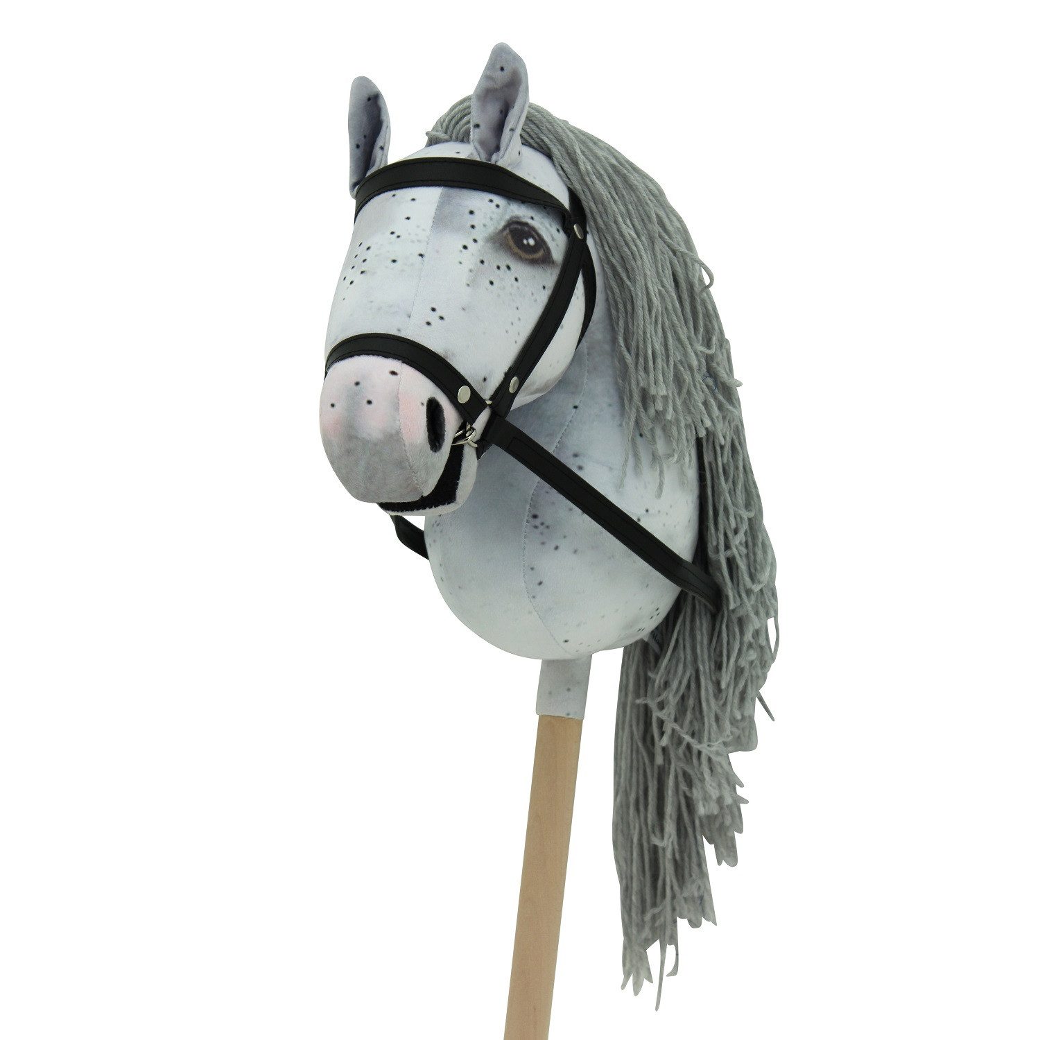 Haasenstrauch Steckenpferd Haasenstrauch Sweety Toys 14521 Hobbyhorse schwarz weiß Steckenpferd