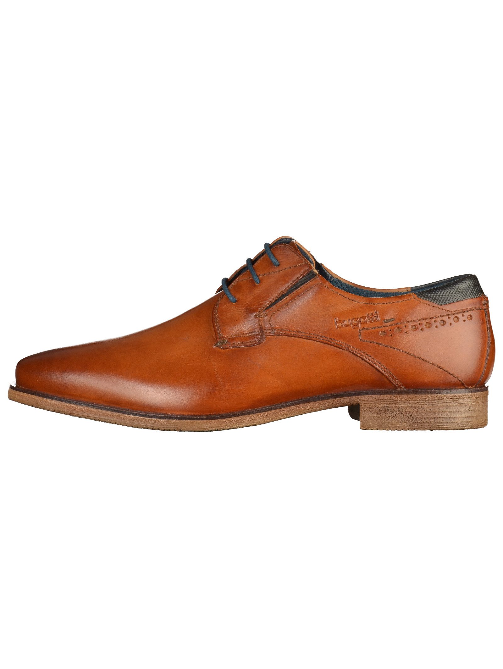 bugatti Businessschuhe Glattleder Schnürschuh