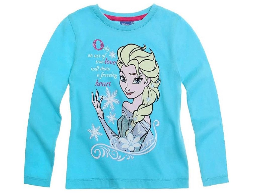 Disney Frozen Langarmshirt Die Eiskönigin Anna und Elsa