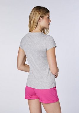 Oklahoma Jeans Print-Shirt in feminin taillierter Passform