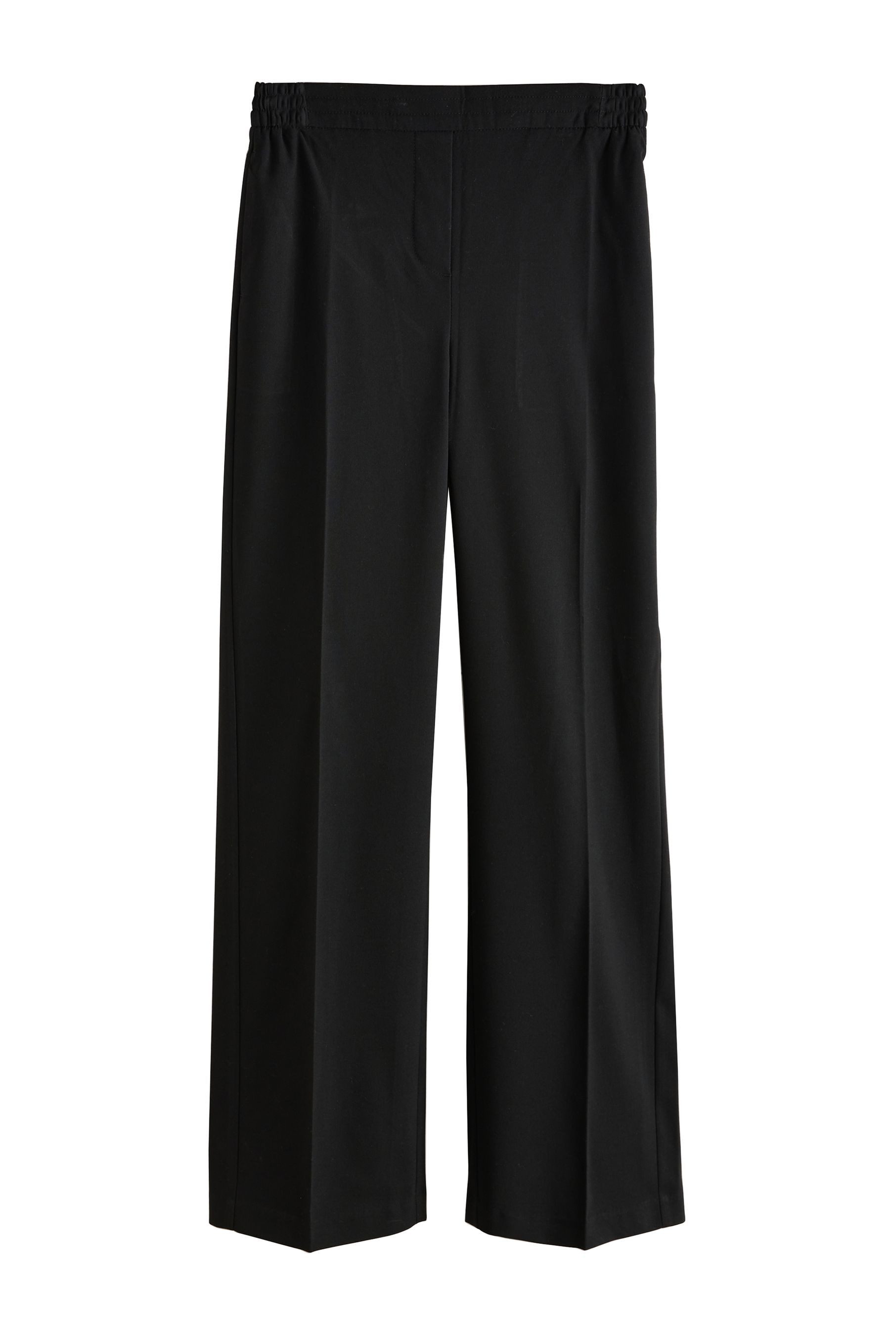 Next Anzughose Figurbetonte weite Hose mit Wollanteil, Petite (1-tlg) günstig online kaufen