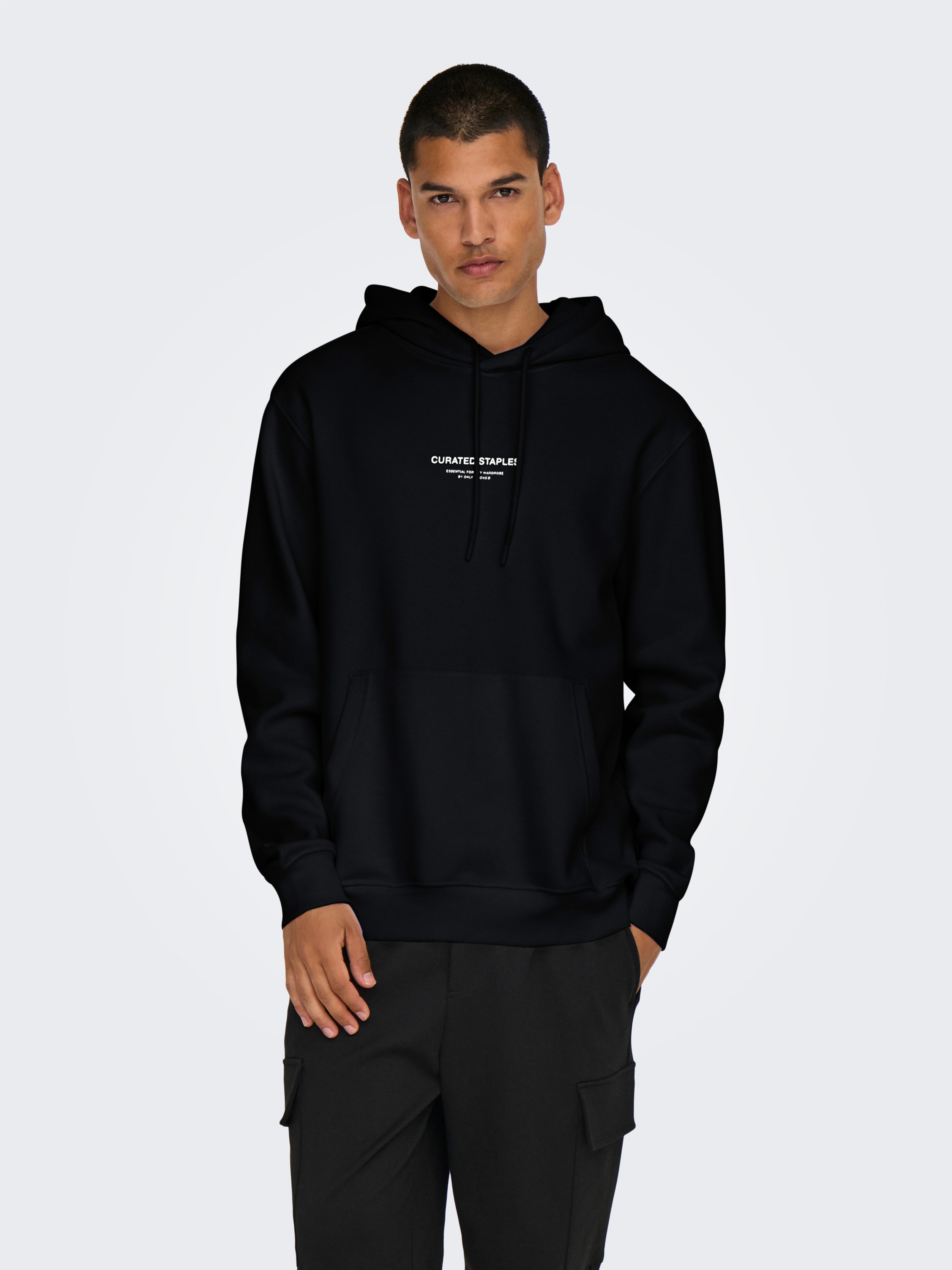 ONLY & SONS Kapuzensweatshirt ONSCURATED REG HOODIE SWEAT günstig online kaufen