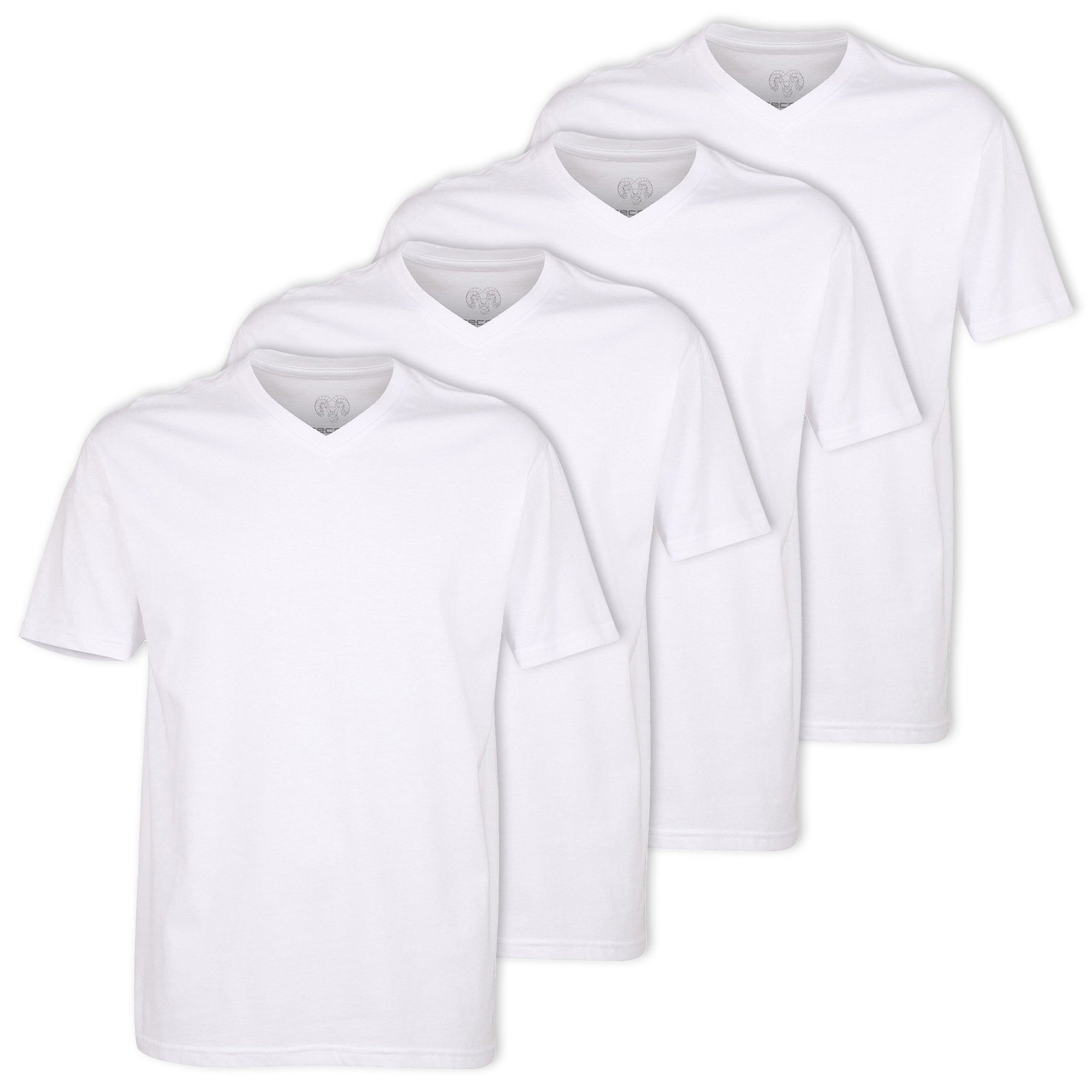 T-Shirt Herren T-Shirt 4er Pack Baumwolle