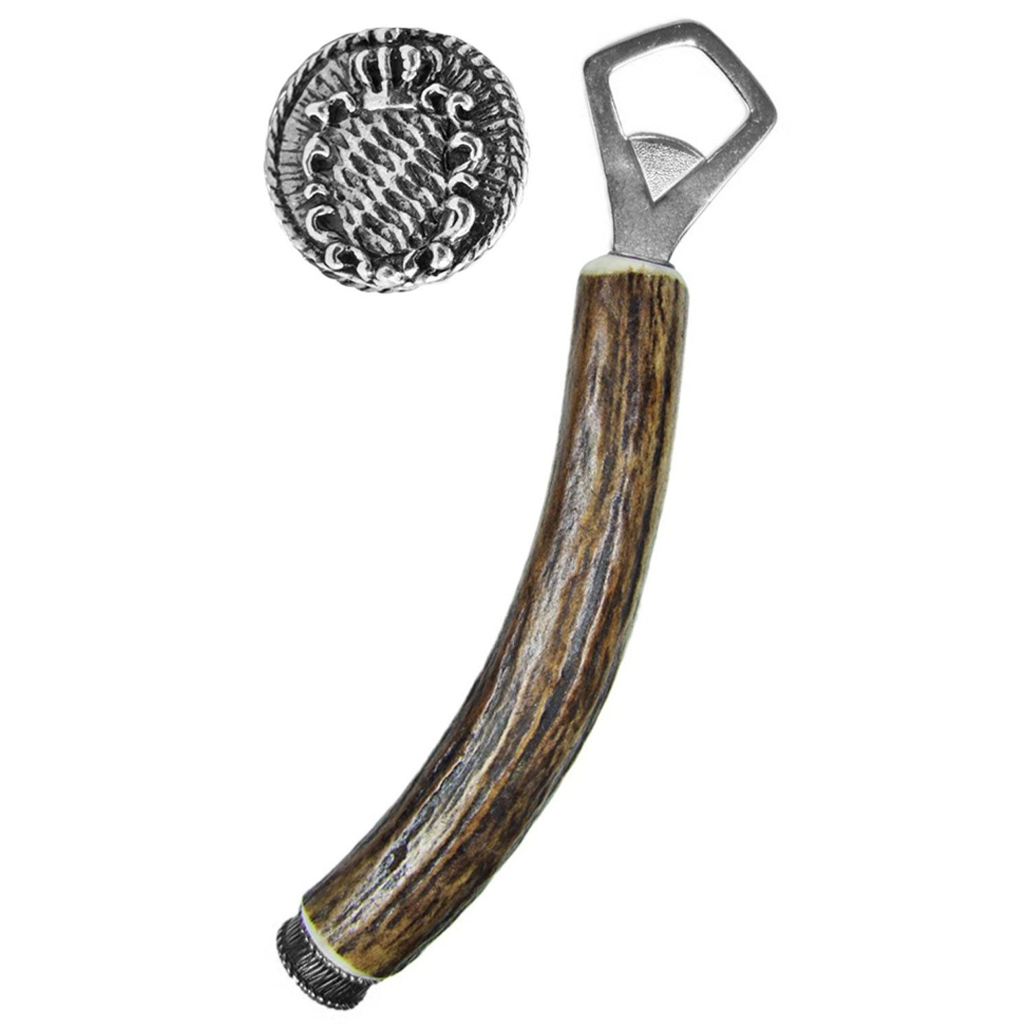 Funk Hirschhorn Flaschenöffner Funk Hirschhorn Flaschenöffner mit Zierkappe, Bay