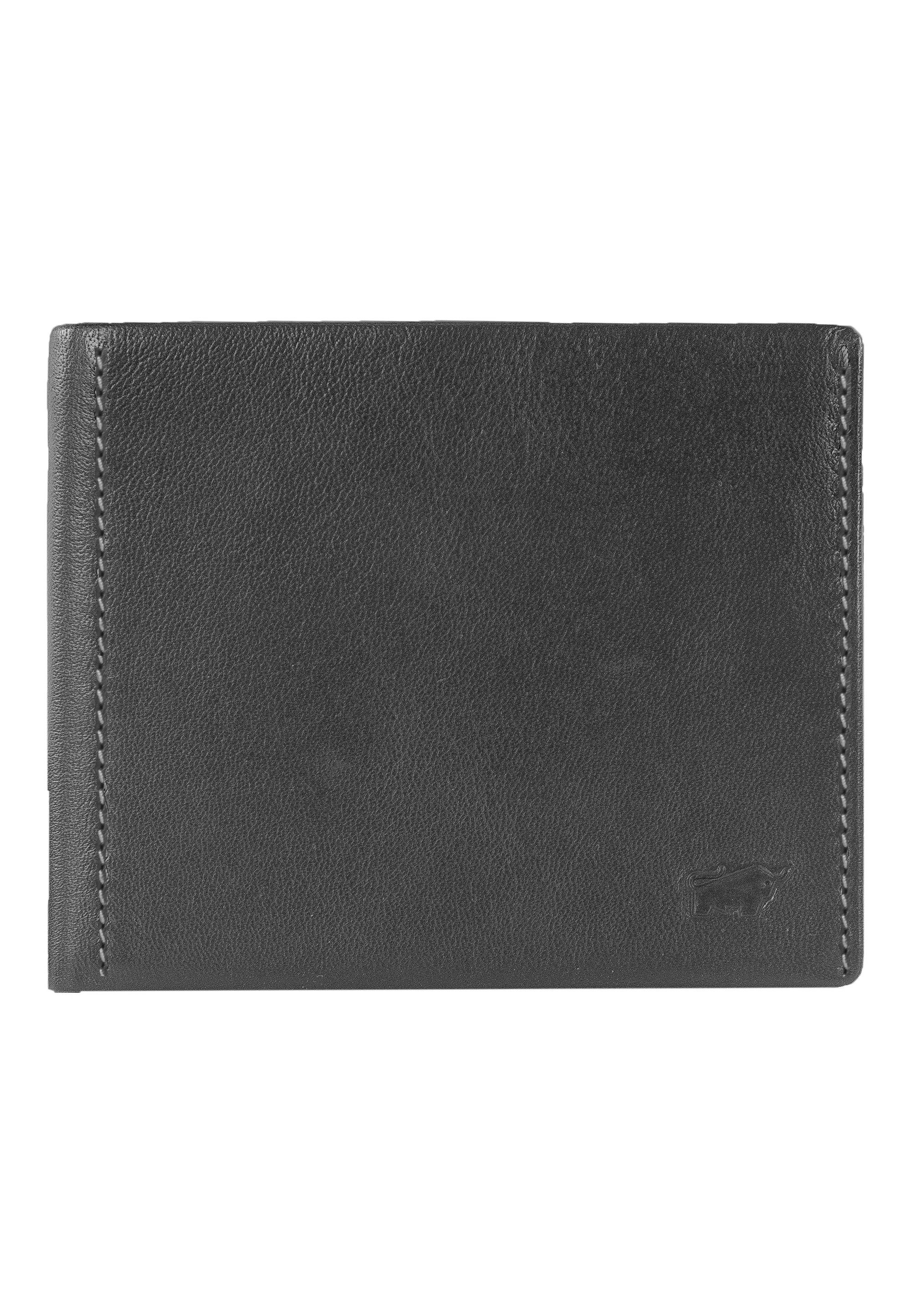 Braun Büffel Brieftasche HENRY, mit praktischer Aufteilung schwarz