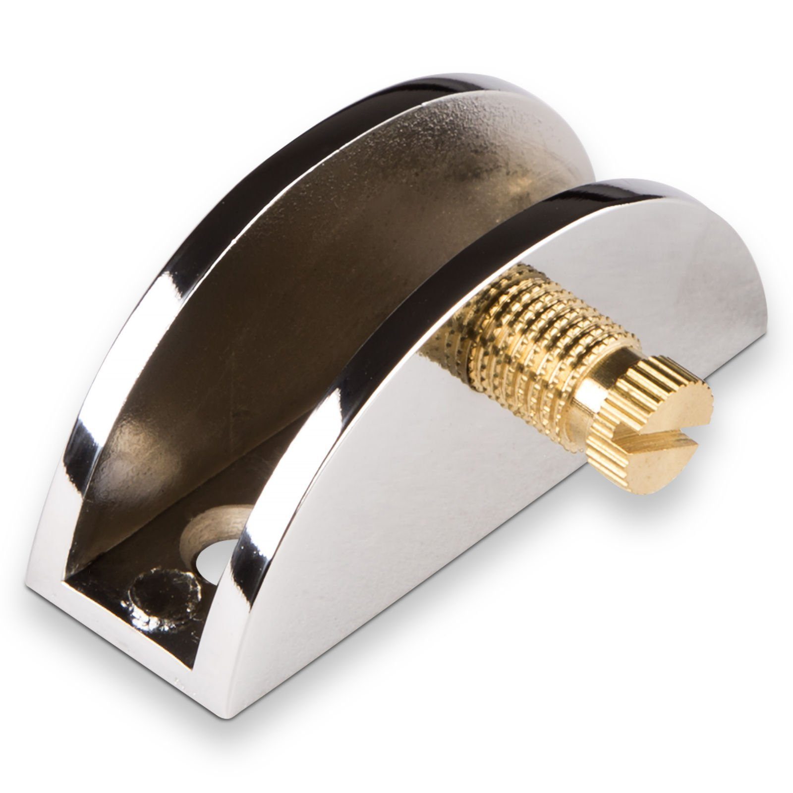 SO-TECH® Wandregalhalter Glasbodenträger Klemm-Tablarträger Regalträger BLUNA aus Met, für Tablardicke 5 - 10 mm