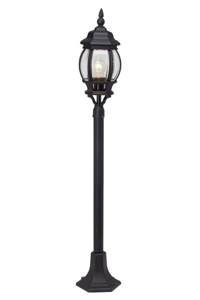 Brilliant Außen-Stehlampe Istria, Lampe Istria Außenstandleuchte schwarz 1x  A60, E27, 60W, geeignet fü