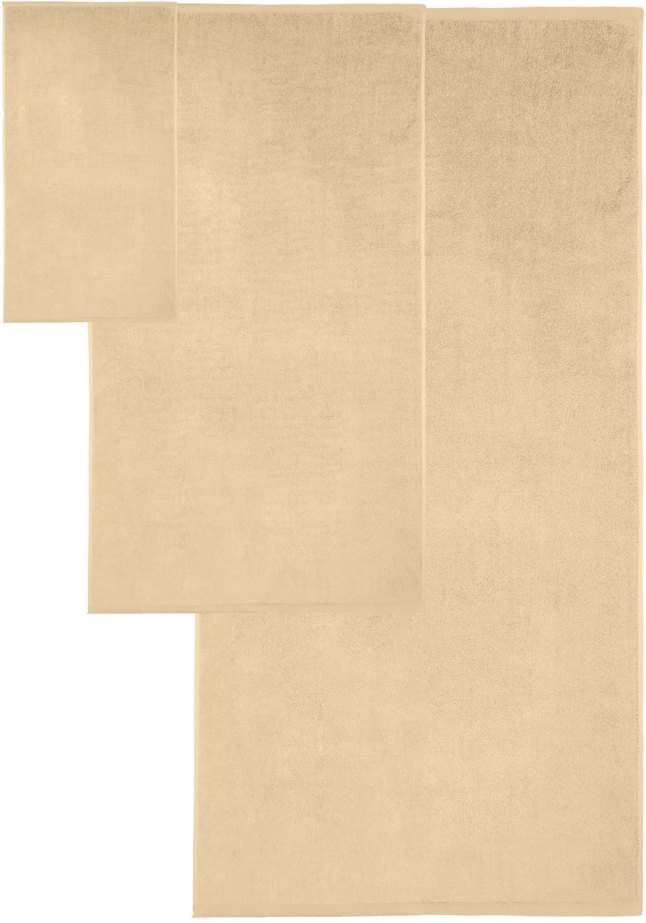 Bruno Banani Handtuch Set Lana, Handtuch-Set in Premium Qualität 600g/m², Frottier (Set, 6-St), hochwertig, weich, flauschige Qualität, 5 Jahre Garantie