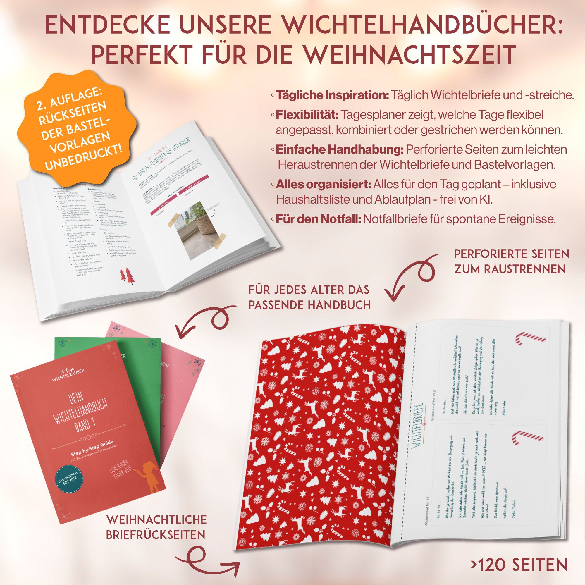 24 Tage Wichtelzauber Spielzeug-Adventskalender Wichtel Zubehör für jede Wichteltür, Wichtel Set für 5-8 Jährige (18-tlg) – Bild 5 von 5