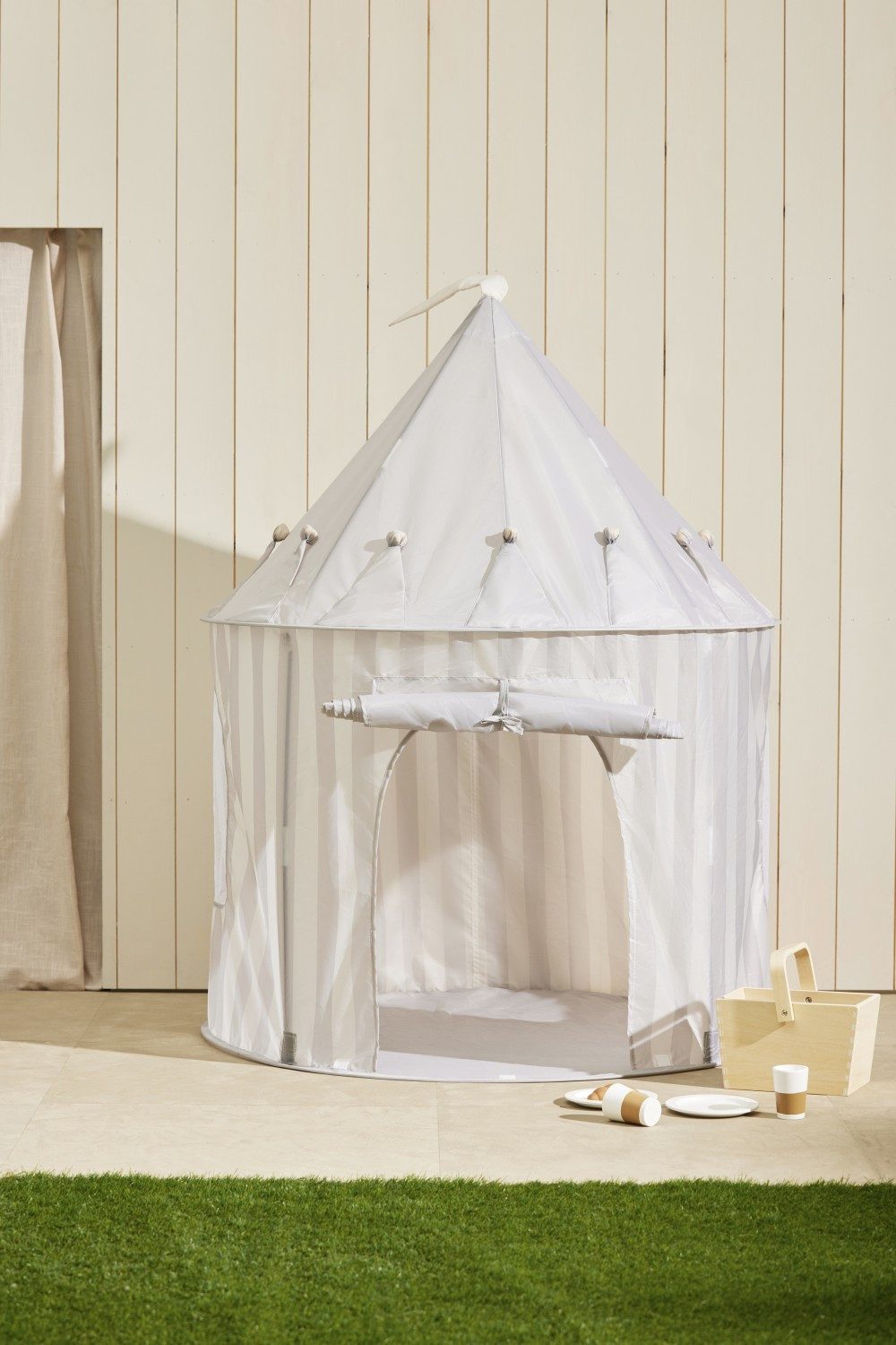 Kids Concept Spielzelt Spielzelt Streifen grau günstig online kaufen