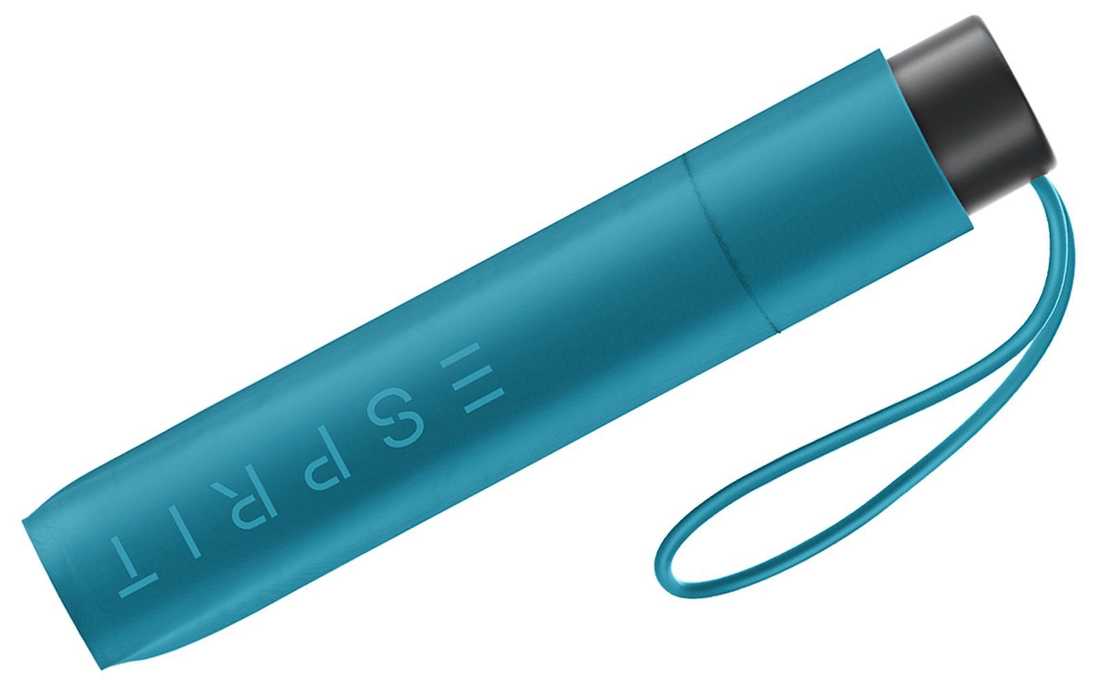 Esprit Taschenregenschirm Mini leicht, HW in den neuen blau Slimline depths, Damen Trendfarben 2022 sehr - ocean