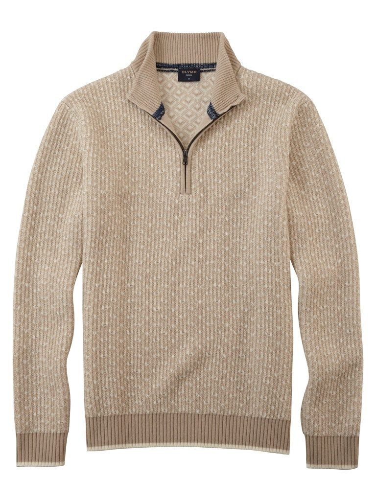 OLYMP Strickpullover 531865-Pullover natur