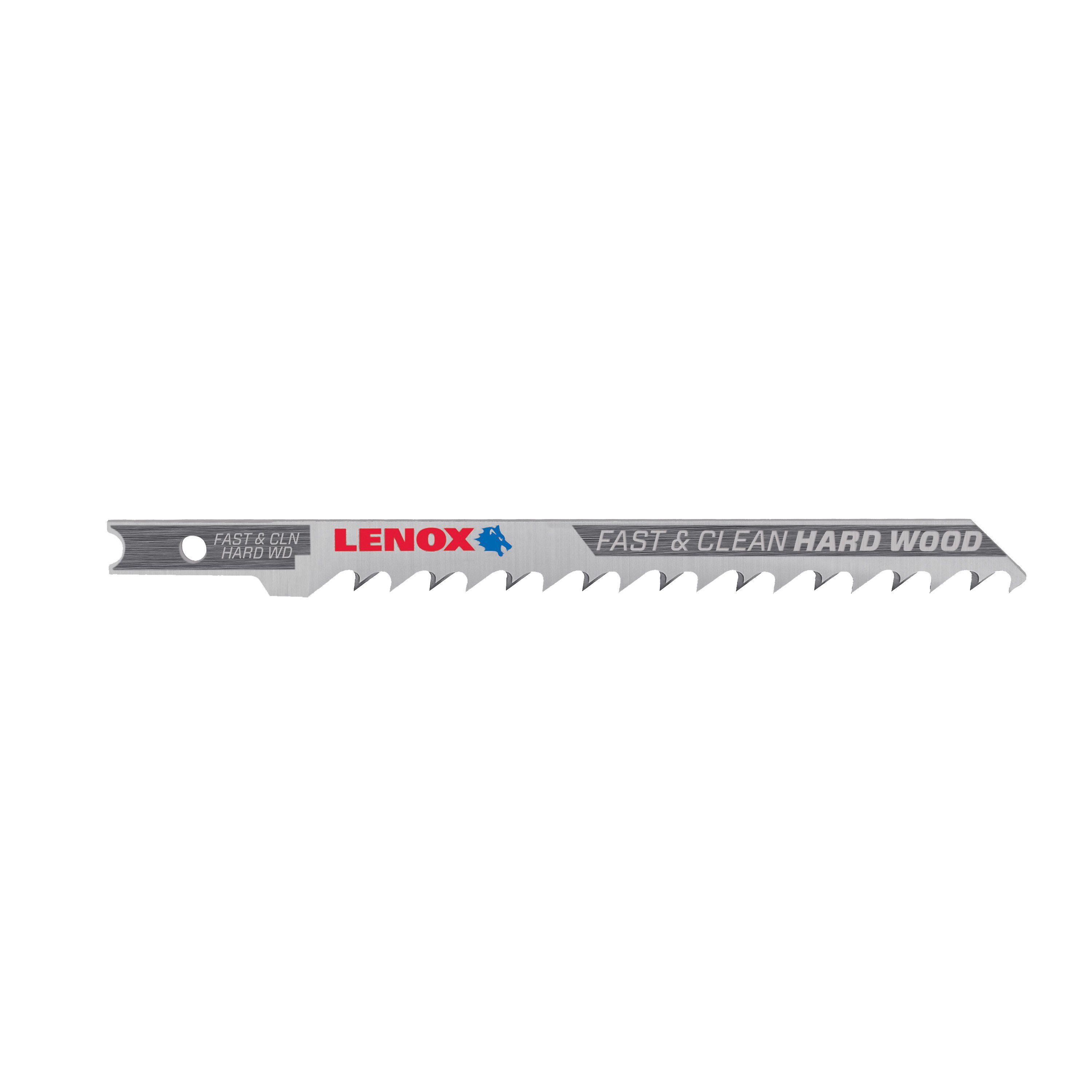 Lenox Stichsägeblatt 1990846 Bi-Metall 102 x 8 x 1,5mm 6ZPZ (5-St), U-Schaft, für hartes Holz (9,5-44,5mm)