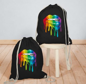 Shirtracer Turnbeutel Lippen LGBT & LGBTQ, LGBT Kleidung