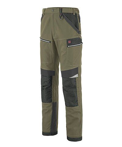 Lafont Arbeitsbundhose "Spanner" Elastischer Bund, Cordura ®-Verstärkung, Easy Saum KHAKI / CHARCOAL | Arbeitshosen