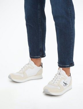 Calvin Klein Jeans RUNNER SOCK LACEUP NY-LTH WN Slip-On Sneaker Sock Sneaker, Runner Sneaker, Slipper mit aufgesetzer Schnürung