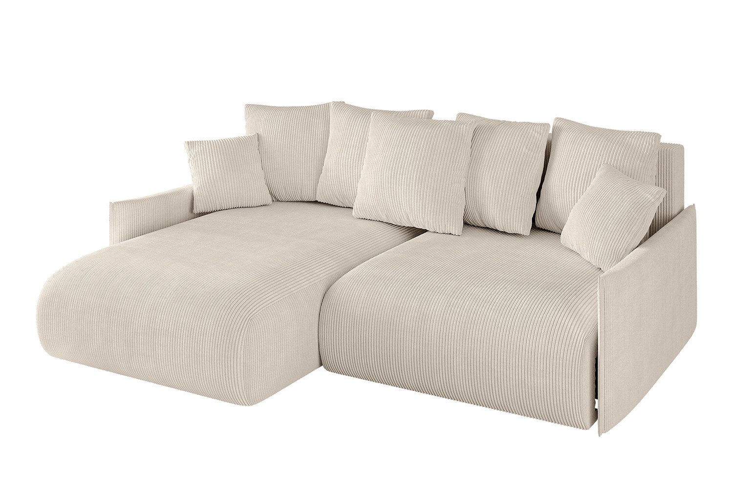 ALTDECOR Ecksofa ONESK-L-v1, Couch mit Schlaffunktion, Wohnzimmer - Wohnlandschaft, Corner Sofa Bett Eckcouch Couch L-Form Schlafcouch Ausziehbar