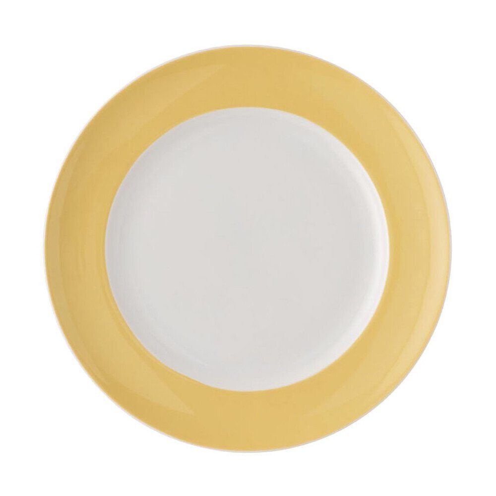 Thomas Frühstücksteller Frühstücksteller 22 cm Sunny Day Soft Yellow, (1 St), Frühstücksteller, Ø21,7cm, Porzellan, gelb