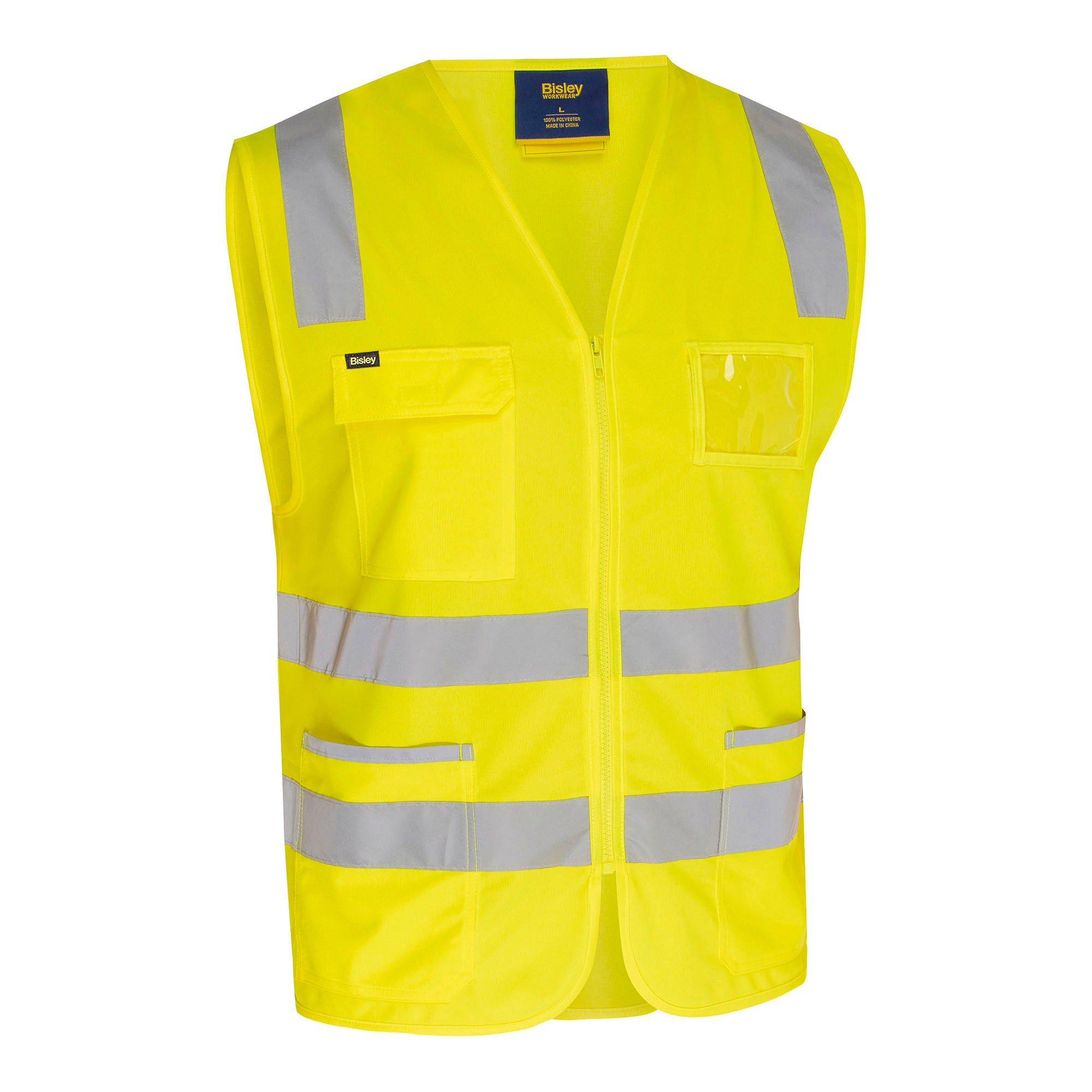 Bisley Workwear Arbeitsweste BISLEY DALFORD HI VIS Warnweste Hohe Sichtbarkeit