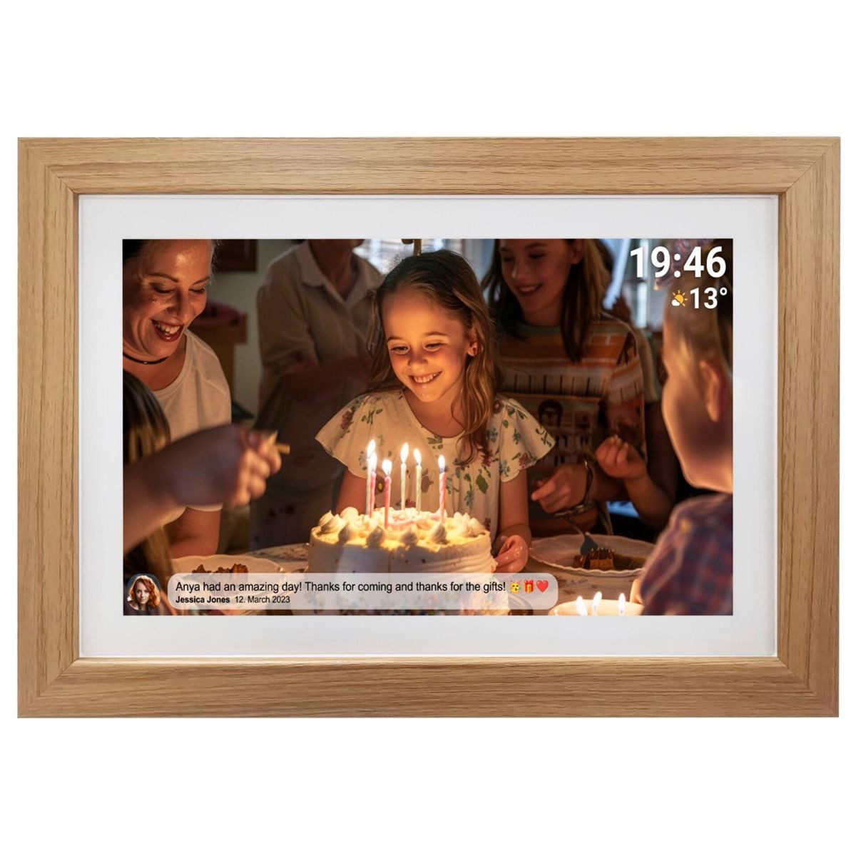 Denver Frameo PFF-1543LW 39,6cm Digitaler Bilderrahmen günstig online kaufen