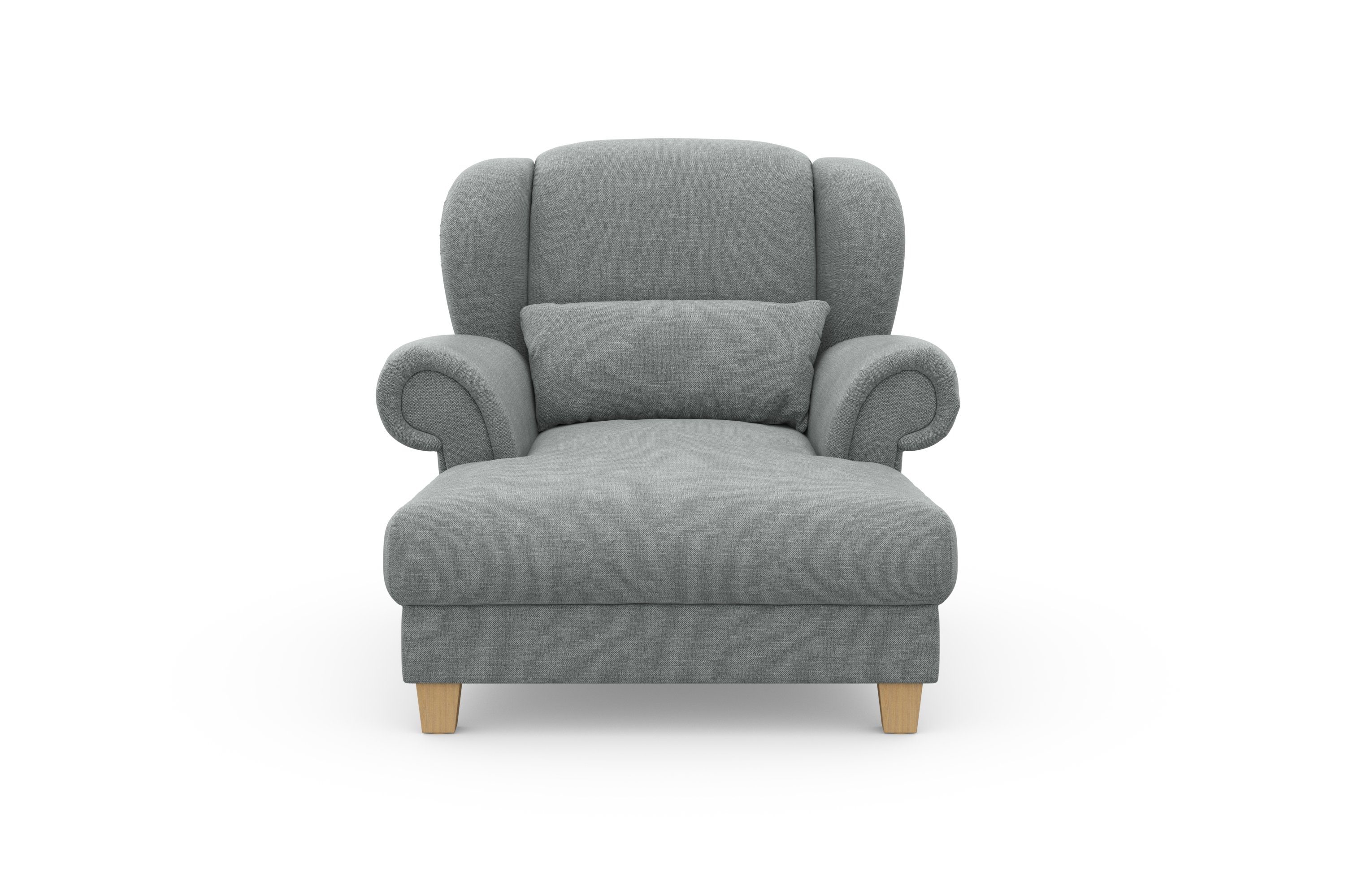 zeitloses weichem Zierkissen softem, Loveseat Design, mit affaire Home (1-St), inkl. Queenie Sitzkomfort, Loveseat