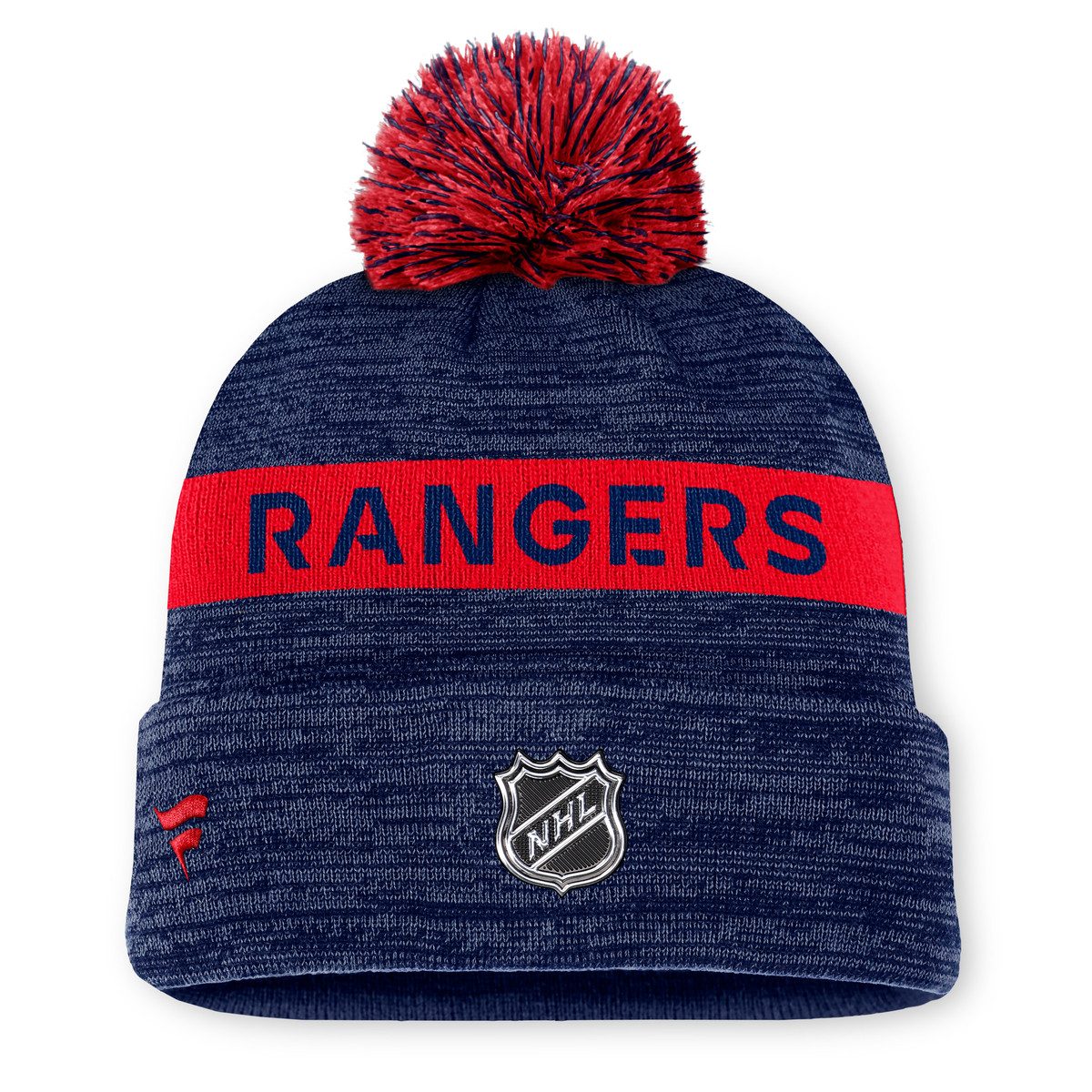 Fanatics Bommelmütze Fanatics Mütze New York Rangers Authentic Pro Rink Beanie Cuff